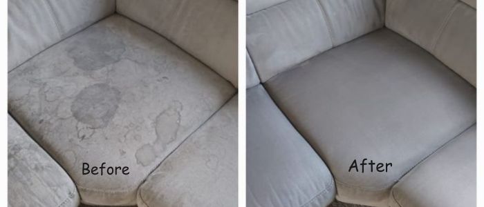 Sofa Stain Removal before after results